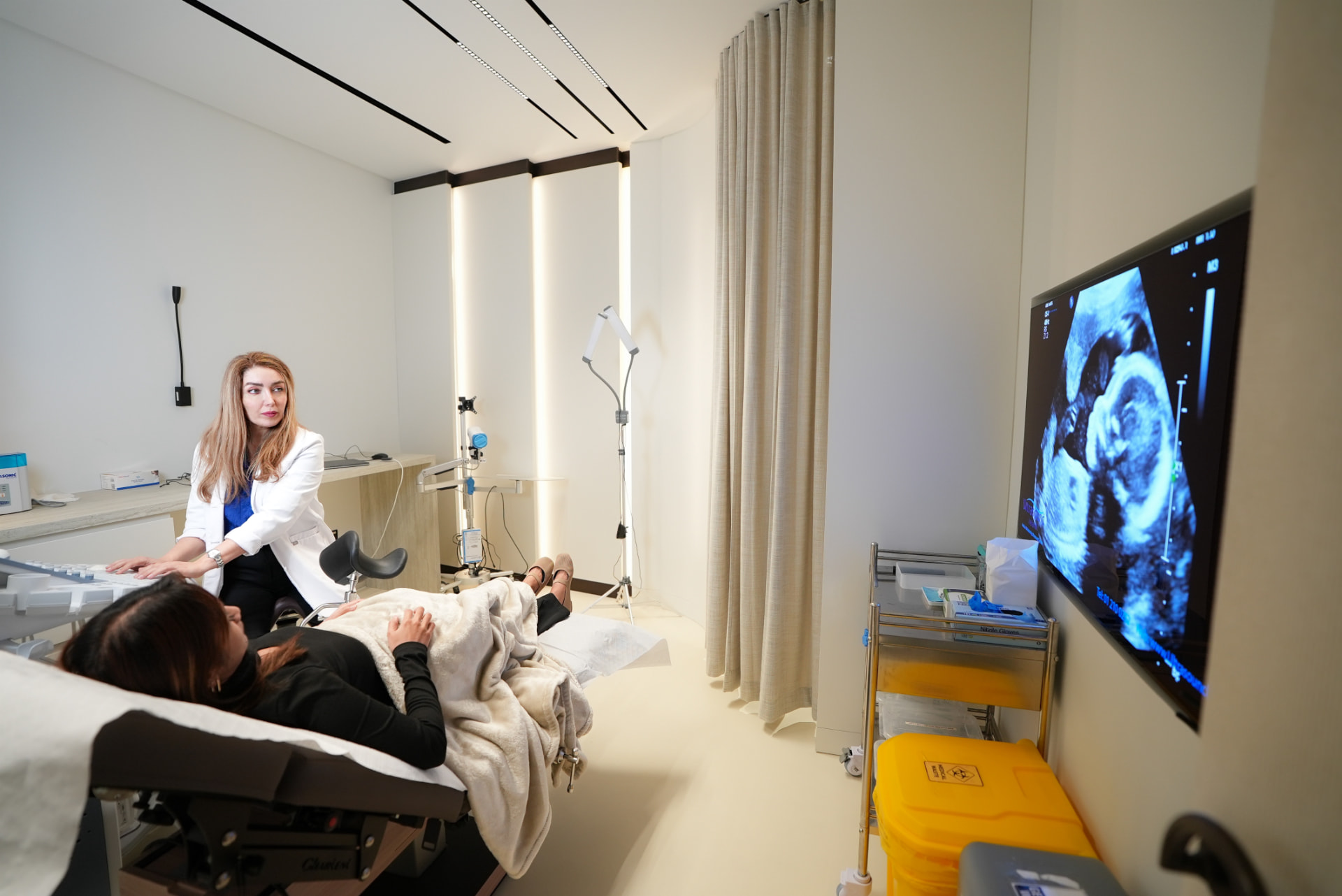 Discreet aesthetic gynaecology consultation environment at FAYY Health Dubai